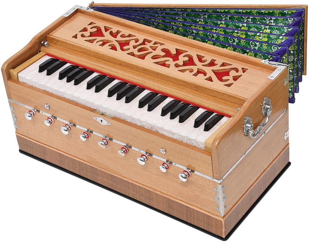 Professional Indian Multi-Bellow Harmonium: 