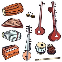 Depositphotos 93894392 Stock Illustration Vector Indian Instruments (1)